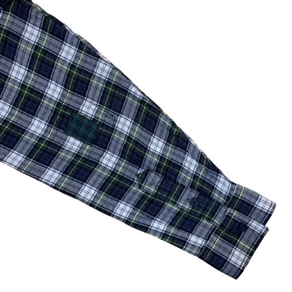 AMERICAN EAGLE Cropped Plaid Flannel Shirt - Size Medium - Picture 3 of 6